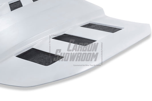 Chevrolet Camaro 6th Gen ZL1 Z/28 2SS 1SS 3LT 2LT 1LT 2LS 1LS 2015 2016 2017 2018 2019 2020 2021 2022 2023 2024 with Aftermarket Parts - V3 Hood Carbon Fiber / FRP from Aero Republic