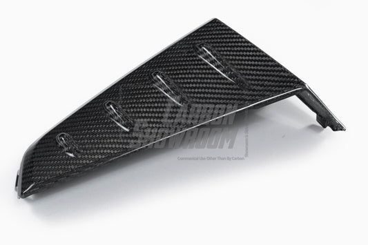 BMW X7 xDrive40i (With M-Package Bumper) M60i ALPINA XB7 LCI G07 2023-ON with Aftermarket Parts - Headlight Valance Trim Pre-preg Carbon Fiber from TAKD Carbon