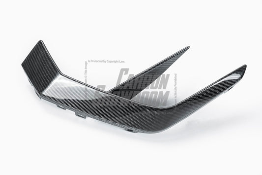 BMW X7 xDrive40i (With M-Package Bumper) M60i ALPINA XB7 LCI G07 2023-ON with Aftermarket Parts - Front Bumper Lower Center Grill Trim Pre-preg Carbon Fiber from TAKD Carbon