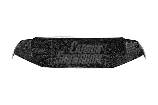 Audi R8 Gen 2 2017 2018 2019 2020 2021 2022 2023 with Aftermarket Parts - AE Style Hood Bonnet Double-sided Carbon Fiber / Partial Carbon Fiber from ArmorExtend