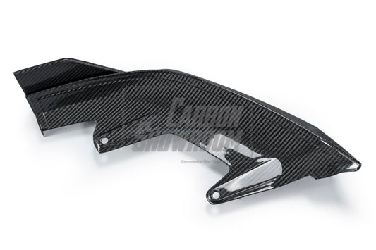 BMW 5 Series 530 540 (with M-package bumper, does not fit base model) & i5 e/x Drive40 (with M-package bumper, does not fit base model) M60 G60 G61 2024-ON with Aftermarket Parts - V1 Style Front Lip Pre-preg Carbon Fiber from TAKD Carbon