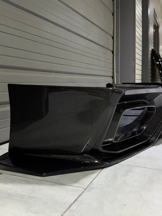 Robot Craftsman "Godzilla" Rear Bumper & Diffuser for Nissan GTR R35 PP Polypropylene FRP Carbon Fiber
