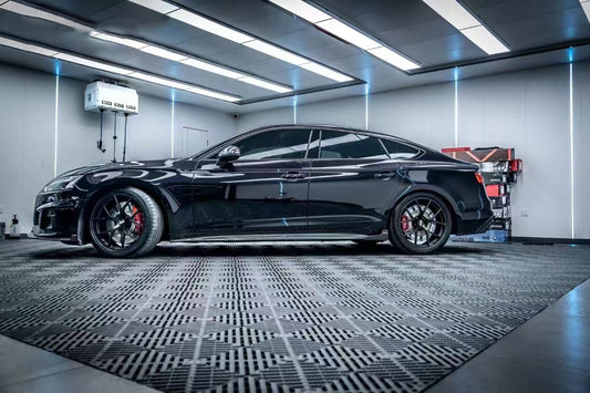 Audi S5 A5 B9.5 2020 2021 2022 2023 2024 Early 2025 With Aftermarket Parts - Side Skirts Extensions Dry Pre-preg Carbon Fiber from Karbel Carbon