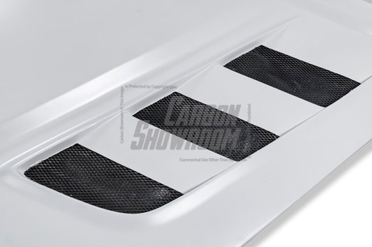 Dodge Challenger Base SXT SRT8 392 GT R/T Hellcat Redeye Jailbreak Demon 2008 2009 2010 2011 2012 2013 2014 2015 2016 2017 2018 2019 2020 2021 2022 2023 with Aftermarket Parts - V3 Hood Carbon Fiber/FRP from Aero Republic