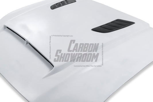 Ford Mustang Ecoboost V6 GT March1 Bullitt S550.2 2018 2019 2020 2021 2022 2023 with Aftermarket Parts - V2 Hood Carbon Fiber/FRP from Aero Republic