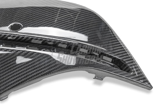 MW I4 M50 / e Drive 40 (with M-package bumper, does not fit base model) G26 2022 2023 2024 & 4 Series Gran Coupe M440i 430i (with M-package bumper,Does not fit base model) G26 2022 2023 2024 with Aftermarket Parts - Rear Bumper Trim Replacement Pre-preg Carbon Fiber from TAKD Carbon