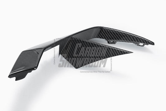 BMW X7 xDrive40i (With M-Package Bumper) M60i ALPINA XB7 LCI G07 2023-ON with Aftermarket Parts - Front Bumper Lower Center Grill Trim Pre-preg Carbon Fiber from TAKD Carbon