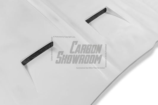 Ford Mustang Ecoboost V6 GT March1 Bullitt S550.2 2018 2019 2020 2021 2022 2023 with Aftermarket Parts - V1 Hood Carbon Fiber/FRP from Aero Republic