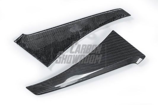 BMW X7 xDrive40i M60i ALPINA XB7 LCI G07 2023-ON with Aftermarket Parts - Headlight Valance Trim Pre-preg Carbon Fiber from TAKD Carbon