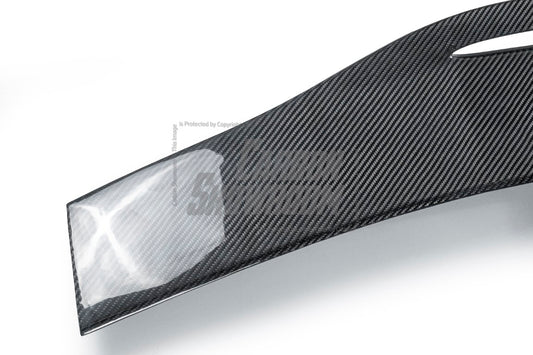 BMW M4 / M4C G82 2021 2022 2023 2024 & 4 series 430i M440i G22 G23 2021 2022 2023 2024 with Aftermarket Parts - Extreme Style Rear GT Wing Pre-preg Carbon Fiber from TAKD Carbon