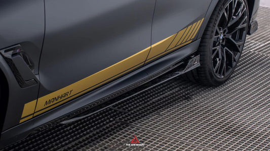 ArmorExtend AE Design Side Skirts for BMW X5 X5M/C X6 X6M/C F95 F96 G05 G06 Pre-preg Carbon Fiber