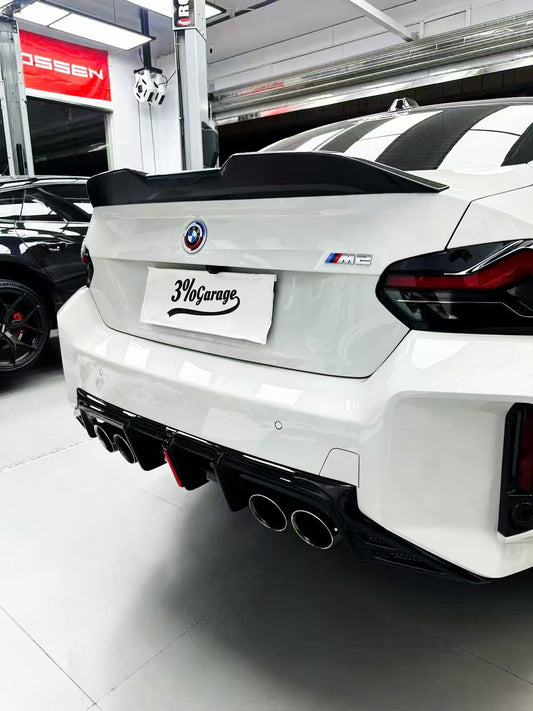 BMW M2C M2 G87 2023-ON with Aftermarket Parts - Rear Diffuser ABS from ArmorExtend