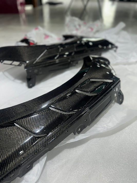 Audi RS5 B9 / B9.5 2017 2018 2019 2020 2021 2022 2023 2024 with Aftermarket Parts - AE Style Front Fenders Carbon Fiber from ArmorExtend