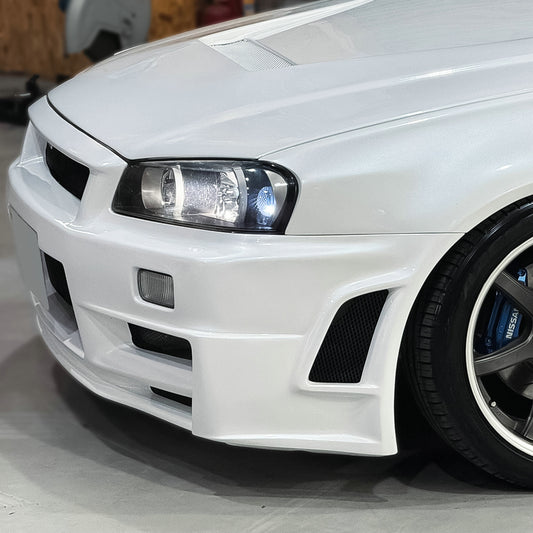 EPR USA Z Tune Style Front Bumper for Nissan R34 GTT ER34 HR34 Carbon Fiber/FRP
