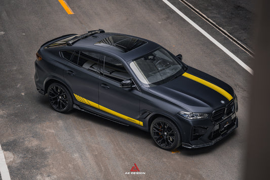ArmorExtend AE Design Side Skirts for BMW X5 X5M/C X6 X6M/C F95 F96 G05 G06 Pre-preg Carbon Fiber