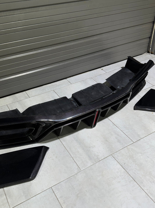 Robot Craftsman "Godzilla" Rear Bumper & Diffuser for Nissan GTR R35 PP Polypropylene FRP Carbon Fiber