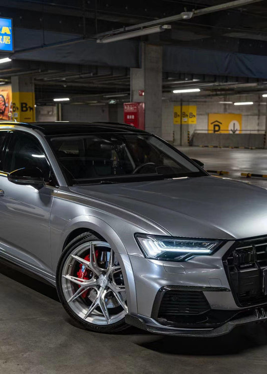 Audi A6 Allroad C8 2020-ON with Aftermarket Parts - Upper Valences Pre-preg Carbon Fiber from Karbel Carbon