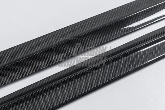 TAKD Carbon Carbon Fiber Side Skirts Ver.1 for BMW 3 Series G20 330i M340i 2019-ON - Performance SpeedShop