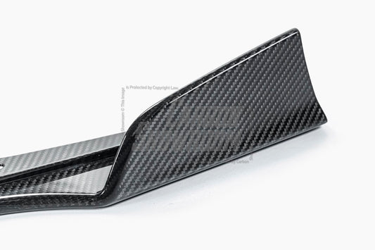 Lamborghini Huracan STO 2021 2022 2023 2024 with Aftermarket Parts - Vor Style Front Lip Pre-preg Carbon Fiber / FRP from Aero Republic
