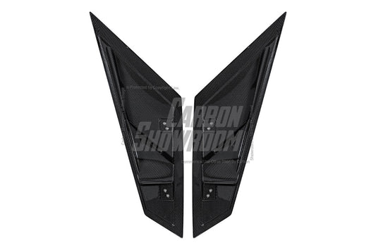 Lamborghini Aventador Base LP700 LP720 S LP740 SV LP750 Ultimate LP780 SVJ LP770 2012 2013 2014 2015 2016 2017 2018 2019 2020 2021 2022 2023 with Aftermarket Parts - 1:1 OEM SVJ Style Rear Intake Air Vent Scoop Carbon Fiber / FRP from Aero Republic