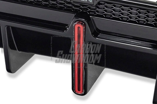 VTEN ABS Gloss Black Rear Diffuser & Canards for BMW 3 Series G20 330i M340i 2023-ON LCI - Performance SpeedShop