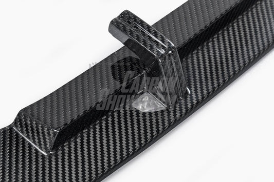 Audi RS3 8V.5 2018 2019 2020 with Aftermarket Parts - Front Lip Pre-preg Carbon Fiber from TAKD Carbon