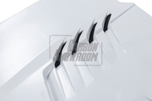 Chevrolet Camaro 5th Gen Z/28 2SS 1SS 2LT 2LS 1LT 1LS 2010 2011 2012 2013 2014 & ZL1 2012 2013 2014 2015 with Aftermarket Parts - V6 Hood Carbon Fiber / FRP from Aero Republic