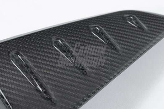 BMW X7 xDrive40i (With M-Package Bumper) M60i ALPINA XB7 LCI G07 2023-ON with Aftermarket Parts - Headlight Valance Trim Pre-preg Carbon Fiber from TAKD Carbon