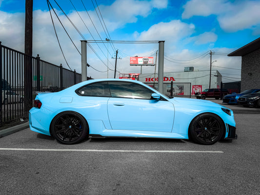 BMW M2 / M2C G87 2023-ON with Aftermarket Parts - Side Skirts Pre-preg Carbon Fiber from Karbel Carbon