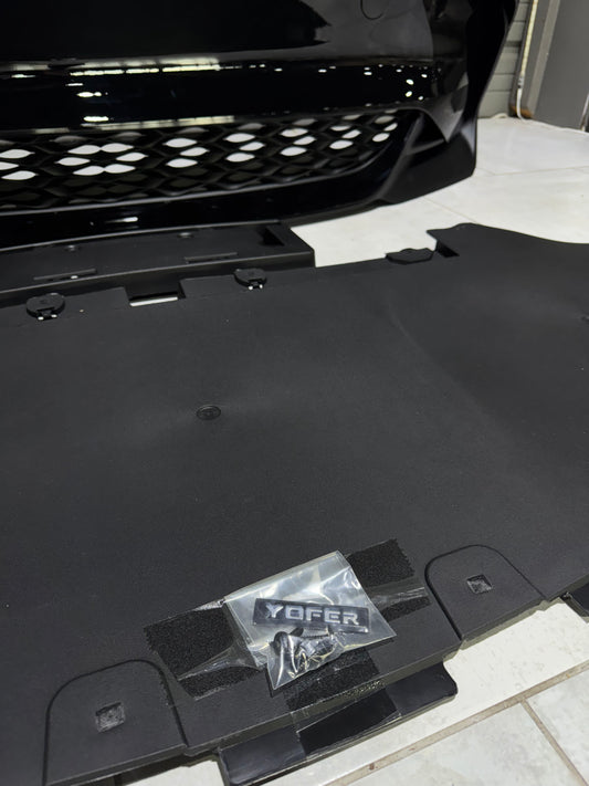 Tesla Model Y / Performance 2021-ON with Aftermarket Parts - Loong Flames Max Front Bumper PP from Yofer USA
