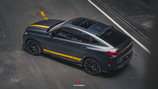 ArmorExtend AE Design Side Skirts for BMW X5 X5M/C X6 X6M/C F95 F96 G05 G06 Pre-preg Carbon Fiber
