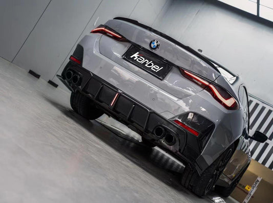 BMW 4 series 430i M440i G22 G23 2020-ON & M4 / M4C / M4CS G82 2021-ON with Aftermarket Parts - Rear Spoiler Pre-preg Carbon Fiber from Karbel Carbon