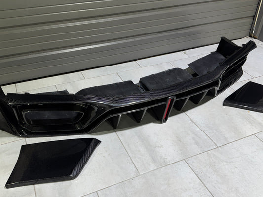Robot Craftsman "Godzilla" Rear Bumper & Diffuser for Nissan GTR R35 PP Polypropylene FRP Carbon Fiber