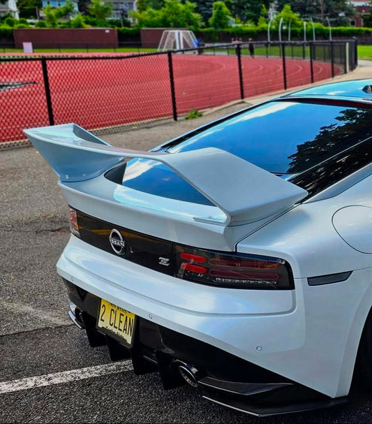 Nissan Z 400Z RZ34 Fairlady 2022-ON with Aftermarket Parts - Rear Spoiler Wing Carbon Fiber / FRP from PROJECT WIDEBODY