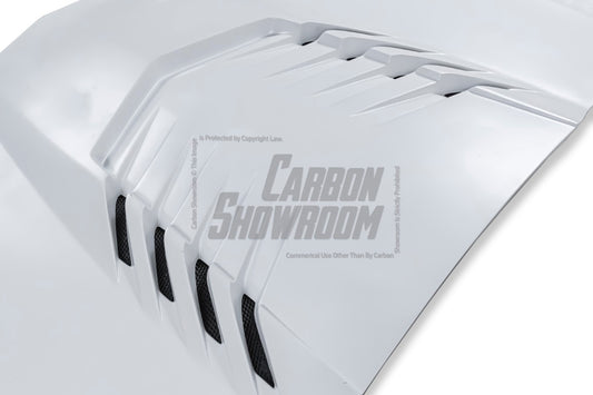 Chevrolet Camaro 5th Gen Z/28 2SS 1SS 2LT 2LS 1LT 1LS 2010 2011 2012 2013 2014 & ZL1 2012 2013 2014 2015 with Aftermarket Parts - V6 Hood Carbon Fiber / FRP from Aero Republic