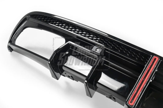 Benz C-Class C63S C63 C43 AMG C300 W205 Sedan (Fits Both Pre-LCI & LCI,C300 requires sport package bumper) 2015-2021 Aftermarket Parts - VTEN Rear Diffuser&Canards ABS