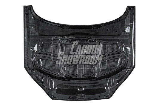 Audi RS5 S5 A5 B9/B9.5 2017 2018 2019 2020 2021 2022 2023 2024 with Aftermarket Parts - Hood Bonnet Pre-preg Carbon Fiber from TAKD Carbon