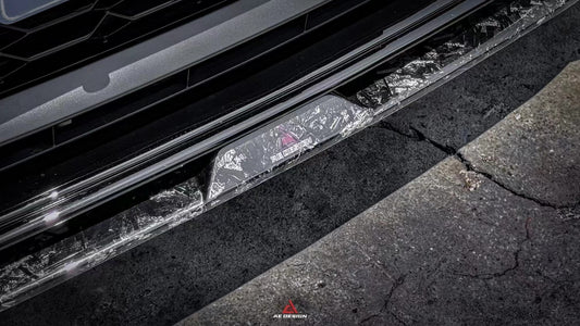 Audi RS6 C8 2020 2021 2022 2023 2024 & RS7 C8 2020 2021 2022 2023 2024 with Aftermarket Parts - AE Front Lip Pre-Preg Carbon Fiber from ArmorExtend