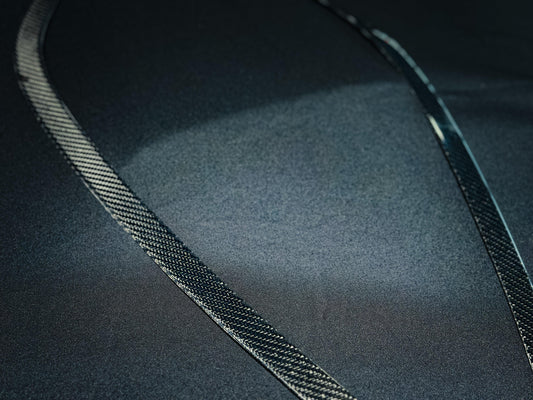 Tesla Model 3 Highland Long Range RWD 2024-ON with Aftermarket Parts - Front Intake Vents Trim Carbon Fiber from CMST Tuning