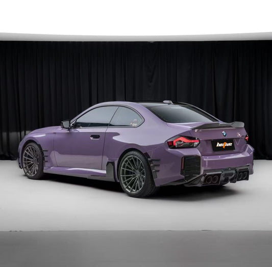 BMW M2 / M2C G87 2023 2024 with Aftermarket Parts - Rear Diffuser Pre-preg Carbon Fiber from BCTXE Tuning