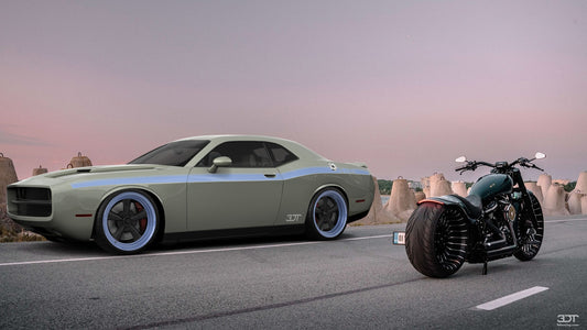 Robot Craftsman "CHOPPER" Front Bumper for Dodge Challenger Demon Redeye Hellcat T/A Carbon Fiber / FRP