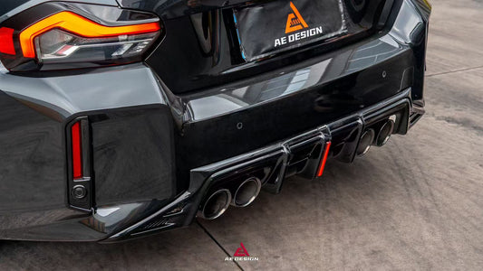 BMW M2C M2 G87 2023-ON with Aftermarket Parts - Rear Diffuser ABS from ArmorExtend