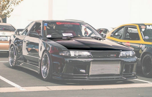 Nissan R32 Skyline GTR 1989 1990 1991 1992 1993 1994 with Aftermarket Parts - Hood Carbon Fiber / FRP from EPR USA