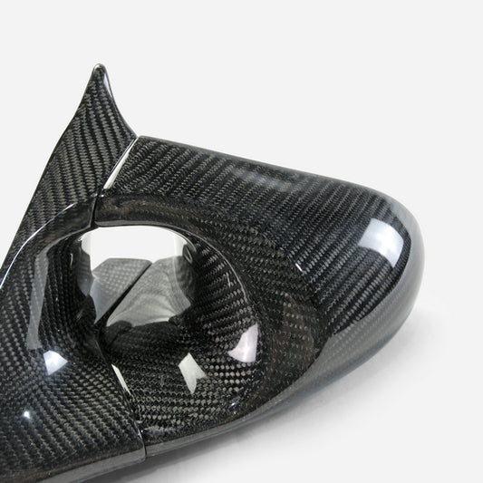 Nissan R32 Skyline GTR 1989 1990 1991 1992 1993 1994 & R32 Skyline GTS 1989 1990 1991 1992 1993 1994 with Aftermarket Parts - GND-R Style Mirror (Right Hand Drive Vehicle) Carbon Fiber / FRP from EPR USA