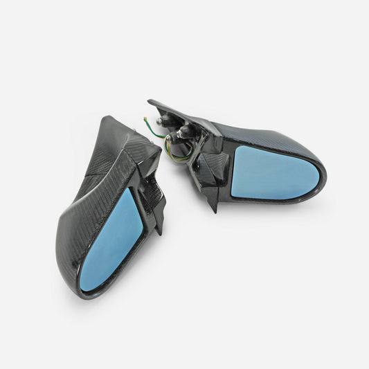 Nissan R32 Skyline GTR 1989 1990 1991 1992 1993 1994 & R32 Skyline GTS 1989 1990 1991 1992 1993 1994 with Aftermarket Parts - GND-R Style Mirror (Right Hand Drive Vehicle) Carbon Fiber / FRP from EPR USA
