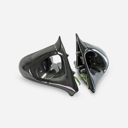 Nissan R32 Skyline GTR 1989 1990 1991 1992 1993 1994 & R32 Skyline GTS 1989 1990 1991 1992 1993 1994 with Aftermarket Parts - GND-R Style Mirror (Right Hand Drive Vehicle) Carbon Fiber / FRP from EPR USA