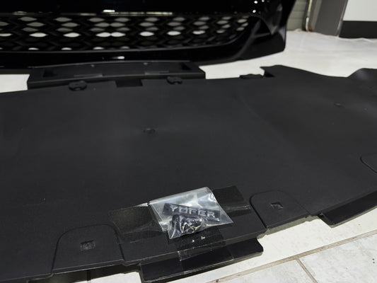 Tesla Model Y / Performance 2021-ON with Aftermarket Parts - Loong Flames Max Front Bumper PP from Yofer USA