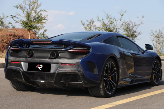 McLaren 650S MP4-12C 2012 2013 2014 2015 2016 with Aftermarket Parts - 675LT Style Exhaust & Tips Stainless Steel from Aero Republic