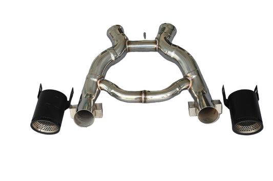McLaren 650S MP4-12C 2012 2013 2014 2015 2016 with Aftermarket Parts - 675LT Style Exhaust & Tips Stainless Steel from Aero Republic
