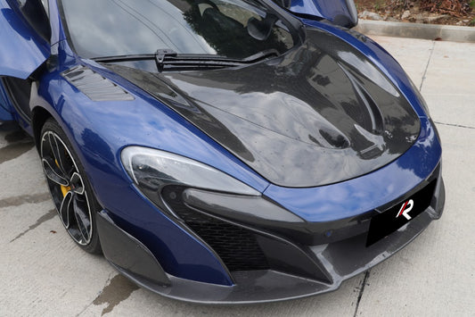 McLaren 650S MP4-12C 2012 2013 2014 2015 2016 with Aftermarket Parts - 675LT Style Front Bumper Carbon Fiber / FRP from Aero Republic